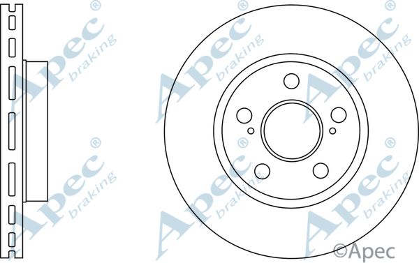 APEC BRAKING Тормозной диск DSK2740